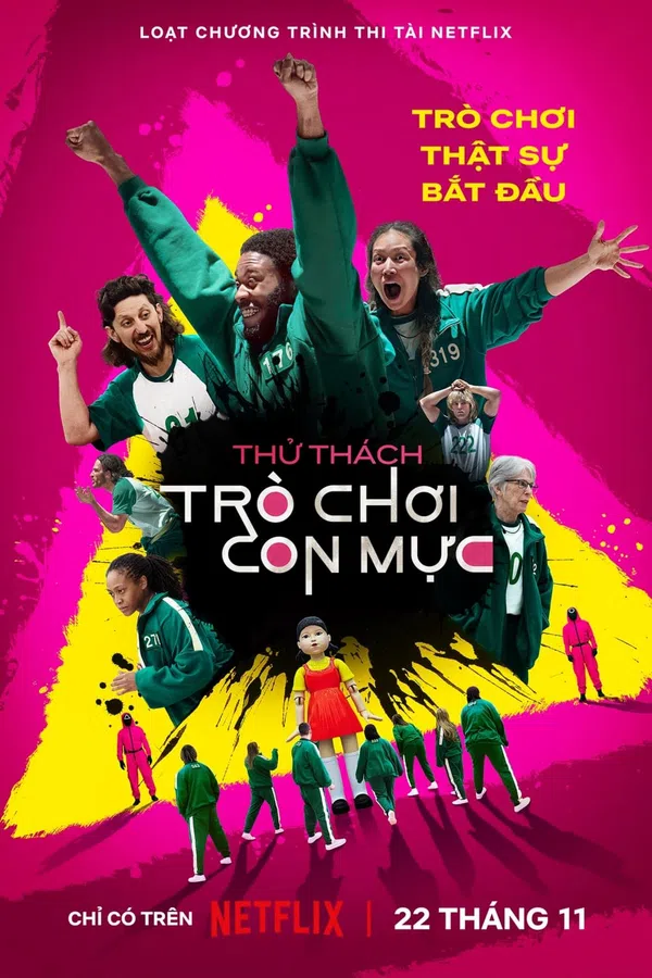 Poster phim Thử thách Trò chơi con mực trên KhoPhim